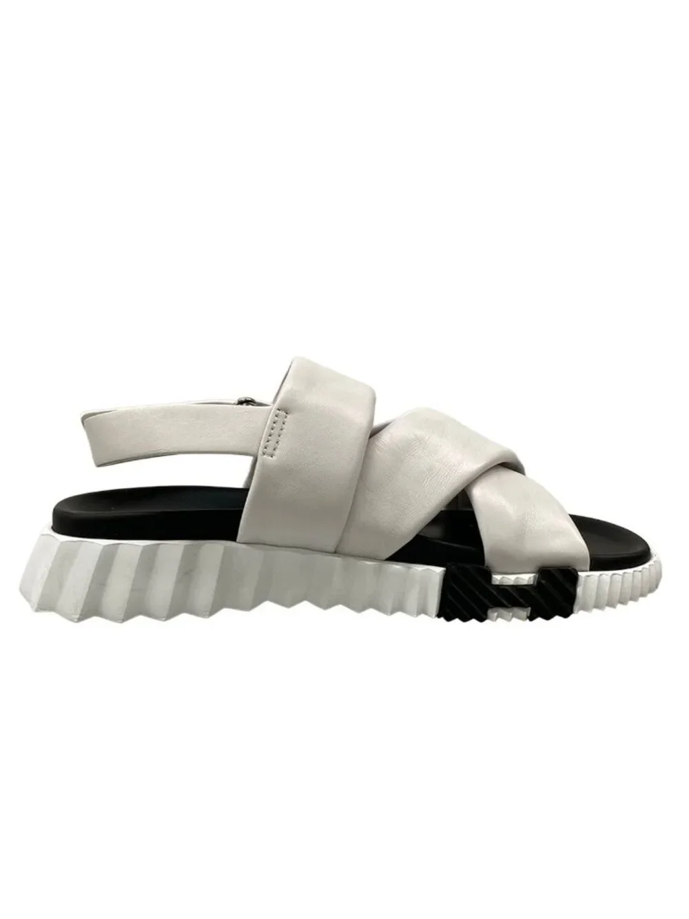 Hermes Sandals Electric White Leather